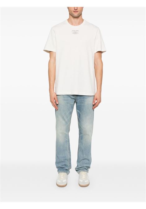 T-shirt Worn-White in bianco Golden goose - uomo GOLDEN GOOSE | GMP01220P00188111421